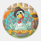 感謝祭トルコ マグネット (正面)