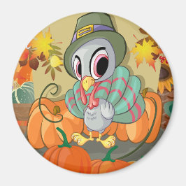 感謝祭トルコ マグネット