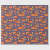 感謝祭トルコ ラッピングペーパー (フラット)