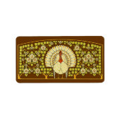 感謝祭トルコ ラベル (正面)