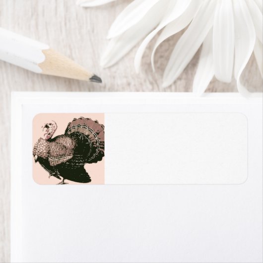 感謝祭トルコ ラベル (インサイチュ)