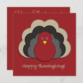 感謝祭トルコ 招待状