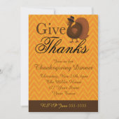 感謝祭トルコ 招待状 (正面)