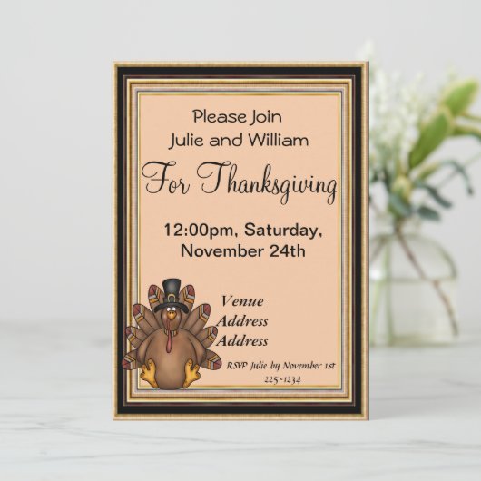 感謝祭トルコ 招待状 (スタンド正面)