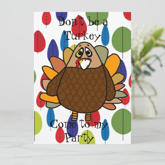 感謝祭トルコ 招待状 (スタンド正面)