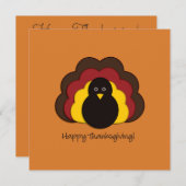 感謝祭トルコ 招待状 (正面/裏面)