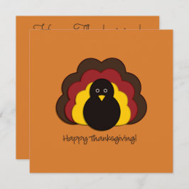 感謝祭トルコ 招待状