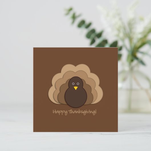 感謝祭トルコ 招待状 (スタンド正面)