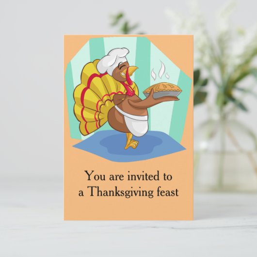 感謝祭トルコ 招待状 (スタンド正面)