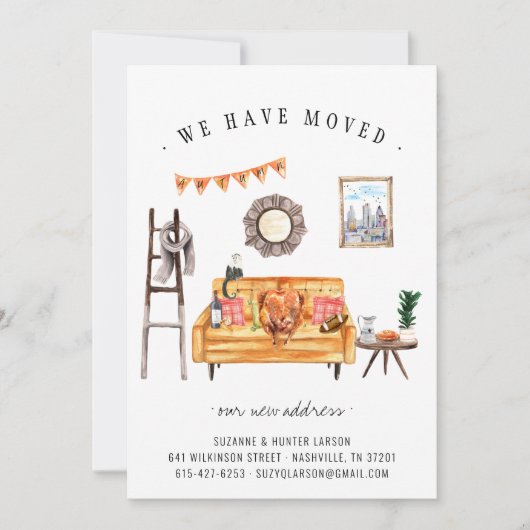 感謝祭トルコ |秋のリビング 案内状 (正面)