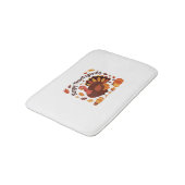 感謝祭トルコ – 秋の休日のクラシックオーバー バスマット (アングル)