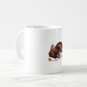 感謝祭トルコ – 秋の休日クラシッククラス コーヒーマグカップ (正面左)