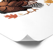 感謝祭トルコ – 秋の休日クラシッククラス ポスター (角)