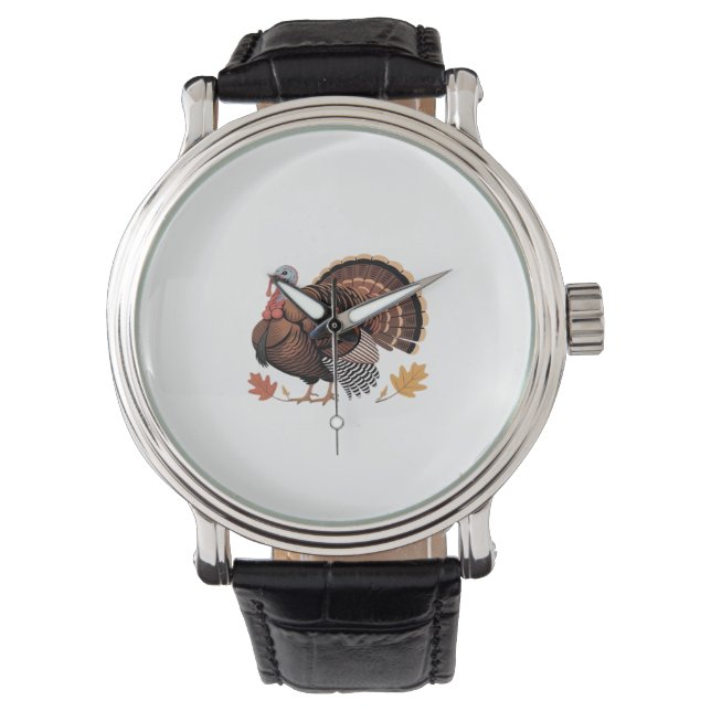 感謝祭トルコ – 秋の休日クラシッククラス 腕時計 (正面)