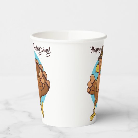 感謝祭トルコ 紙コップ (左)