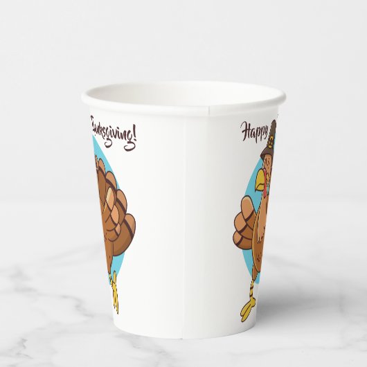 感謝祭トルコ 紙コップ (右)