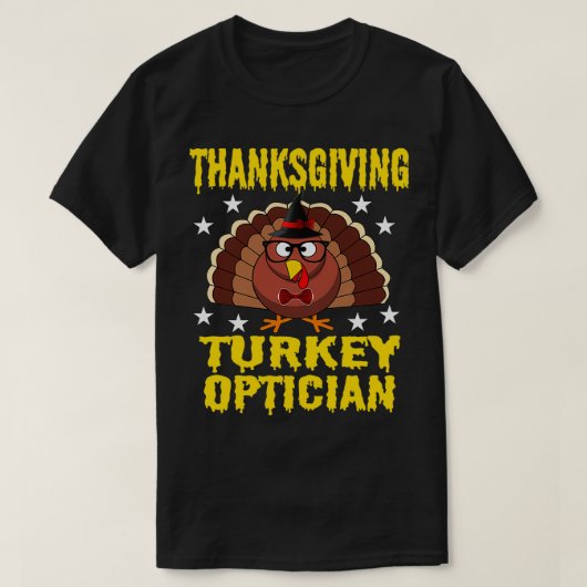 感謝祭トルコoptician tシャツ (デザイン正面)