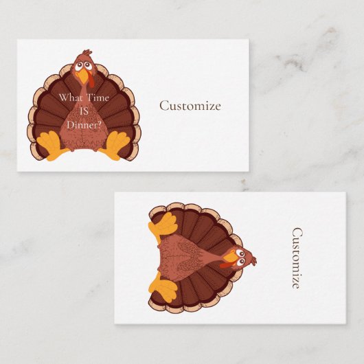 感謝祭トルコThunder_Cove 名刺 (正面/裏面)