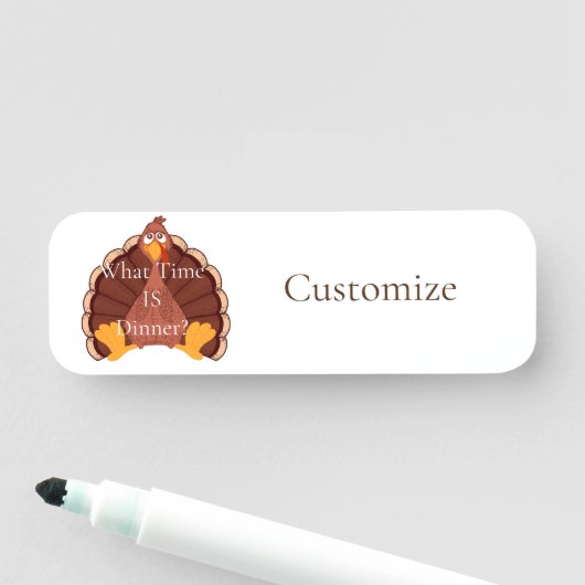 感謝祭トルコThunder_Cove 名札 (インサイチュ)