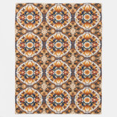 感謝祭トレンディーパンプキンオータムコレクション フリースブランケット (正面)