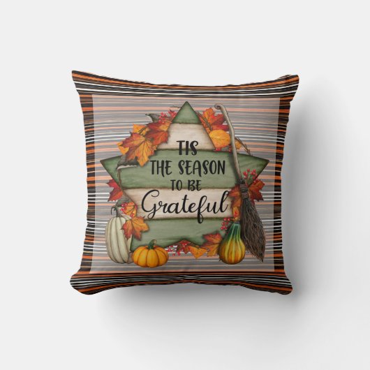 感謝祭トレンディービューティフルオータムコレクション クッション (正面)