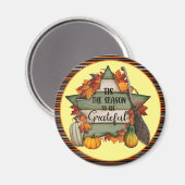 感謝祭トレンディービューティフルオータムコレクション マグネット (正面/裏面)