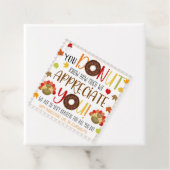 感謝祭ドーナツギフトラベル フェイバータグ (インサイチュ)