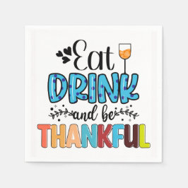 感謝祭ナプキンス スタンダードカクテルナプキン