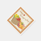 感謝祭ナプキンス スタンダードカクテルナプキン (角)
