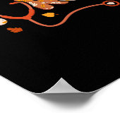 感謝祭ナースターキーデイ秋ラブRN ER NICU ポスター (角)