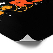 感謝祭ナース聴診器秋秋スクラブT ポスター (角)