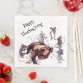 感謝祭ネズミが七面鳥を盗む (インサイチュ)