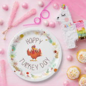 感謝祭ハッピーターキーデイ紅葉 ペーパープレート (パーティー)