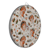 感謝祭ハッピー七面鳥の日パターンギフト ダーツボード (正面左)