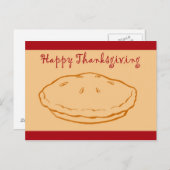 感謝祭ハッピー与え感謝祭感謝していトルコ シーズンポストカード (正面/裏面)