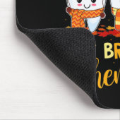 感謝祭ハッピー秋ブラシ彼らすべての歯科デント マウスパッド (コーナー)