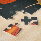 感謝祭ハッピー·トルコ·デイ·パターン·ギフト ジグソーパズル (側面)