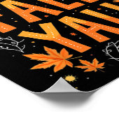 感謝祭ハロウィンホレイits秋ヤール秋 ポスター (角)