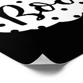 感謝祭ハロウィーン最高ブーかぼちゃの女性G ポスター (角)