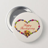 感謝祭ハートとコルヌコピア 缶バッジ (正面&裏面)