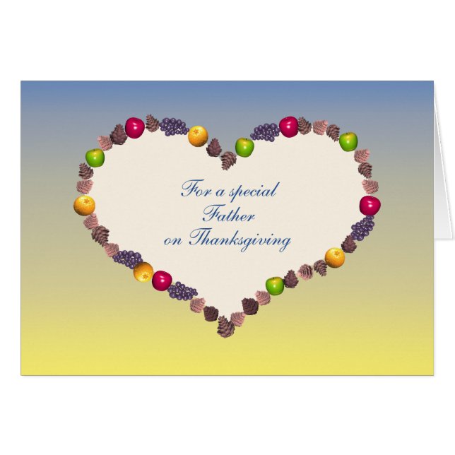 感謝祭ハート – 父のために (正面横)