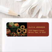 感謝祭ハーベストクラシック伝統的ヴィンテージ ラベル (インサイチュ)