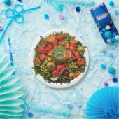 感謝祭ハーベストコレクション ペーパープレート (パーティー)