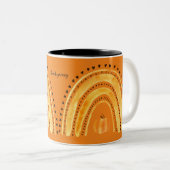 感謝祭ハーベスト恵みコーヒーマグ ツートーンマグカップ (正面右)