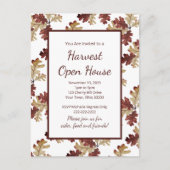 感謝祭ハーベスト秋葉オープンハウス インビテーションポストカード (正面)