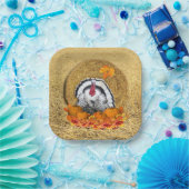 感謝祭ハーベスト紙プレート ペーパープレート (パーティー)