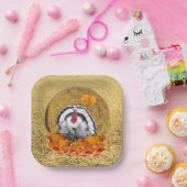 感謝祭ハーベスト紙プレート ペーパープレート (パーティー)