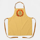 感謝祭バイブル引用文紅葉 エプロン (正面)