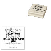 感謝祭バイブル聖句引用文秋 ラバースタンプ (押印)