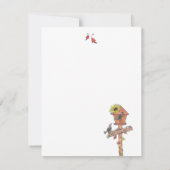 感謝祭バードハウス カード (裏面)